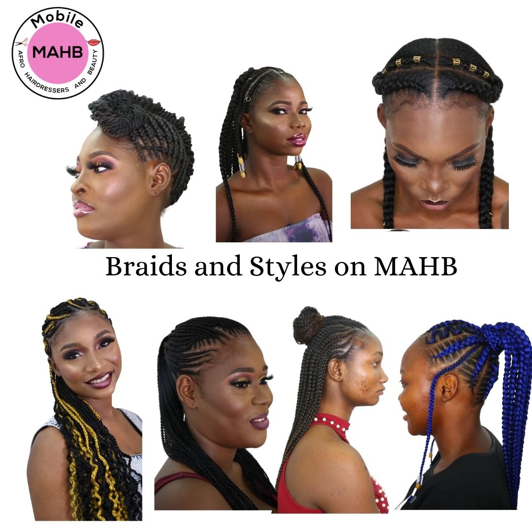 Braids and Styles On MAHB- Trendy Cornrow styles with Photos, Price and Duration